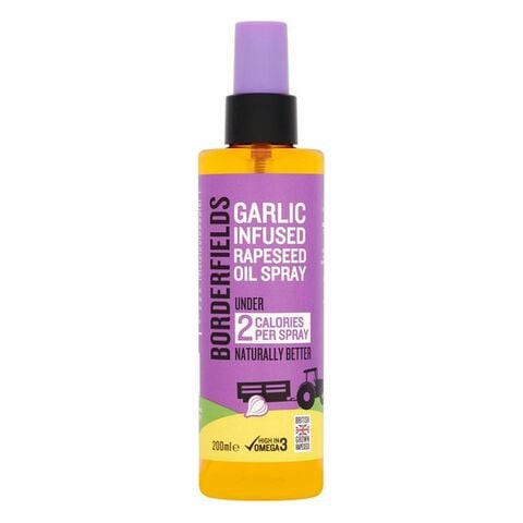 Borderfields Garlic Infused Rapeseed Oil Spray 200ml