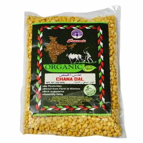 Peacock Organic Chana Dal 500g