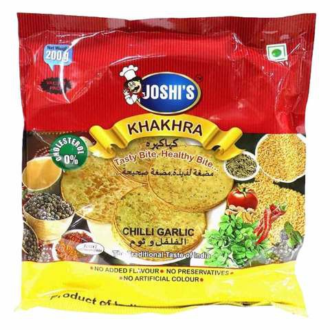 Joshi Khakhra Chilly Garlic 200g