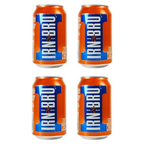 Barr Irn Bru Flavoured Soft Drink 4 Count