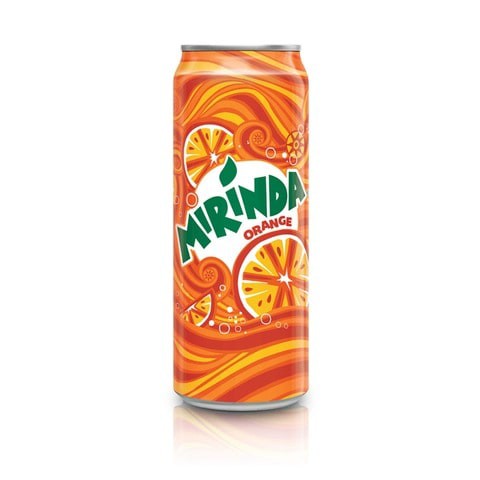 Mirinda Orange Soft Drink Can 330ml