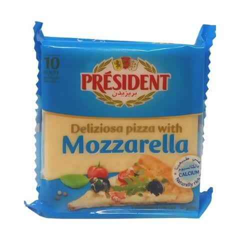 President Special Pizza Mozzarella Slice Cheese 200g