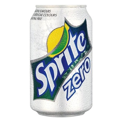 Sprite Zero Calories Soft Drink 330ml