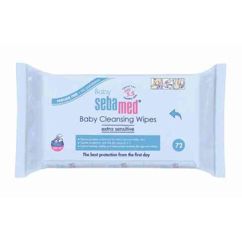 Sebamed Extra Sensitive Baby Cleaning Wipes 72 Pieces