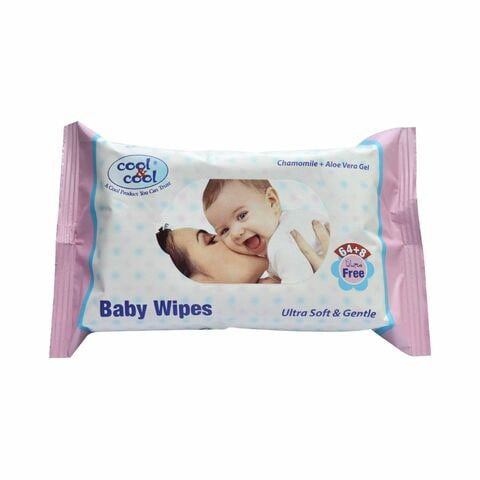 Cool & Cool Ultra Soft & Gentle Baby Wipes 64+8 Pieces