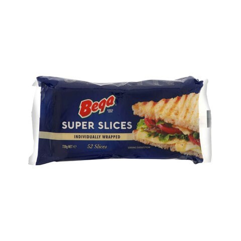 Bega Super Slices Cheese 728g