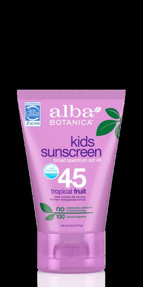 Alba - Very Emoliant Snblk Kids Spf45 4Oz