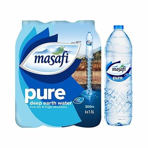 Masafi Mineral Water 1.5 Liter x Pack of 6