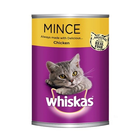 Whiskas cat food minced chicken 400g