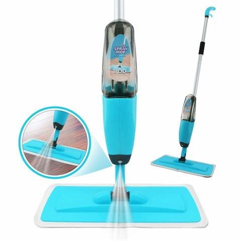 Blue spray mop