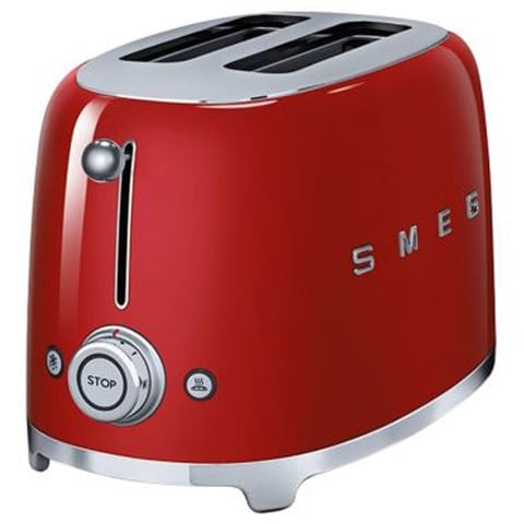 Smeg Toaster Two Slices 950 Watt TSF01RDUK