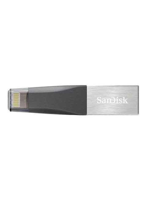 SanDisk USB 3.0 iXp and Mini Flash Drive for iPhone 6SE iPad 128GB Multicolour