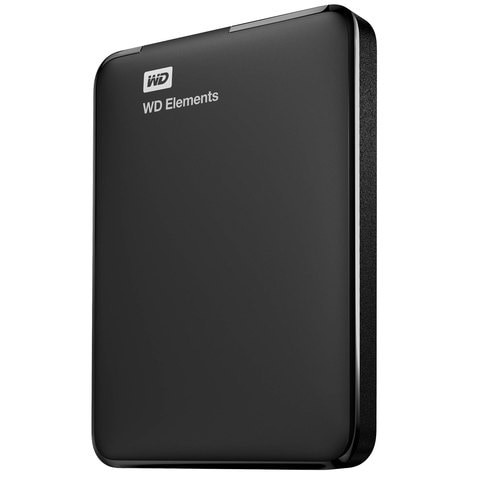 Western Digital Elements Portable Hard Disk 2TB, USB 3.0, Black