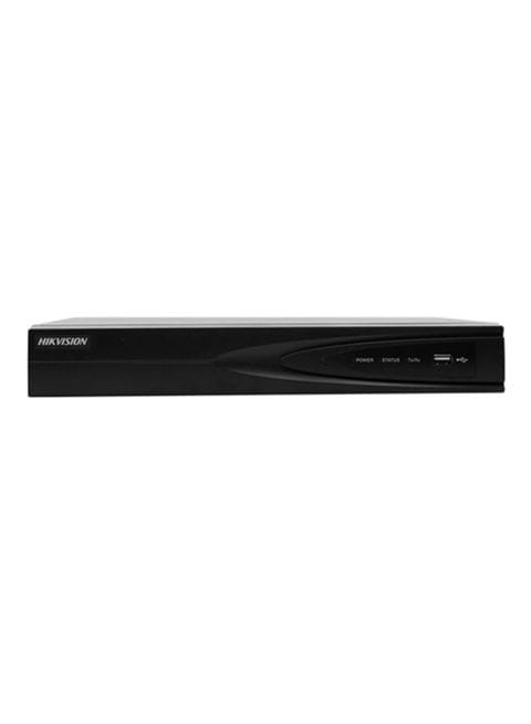 Black 8-channel network video recorder