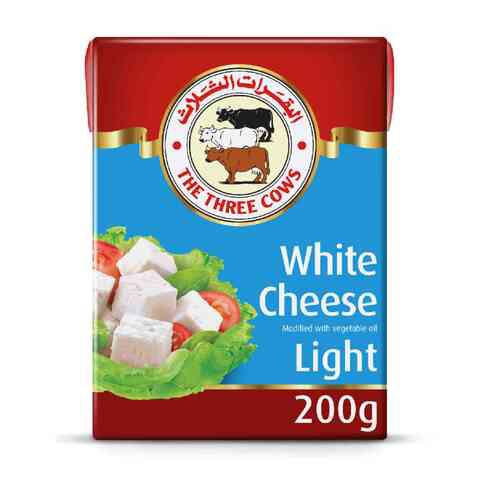 The Three Cows Light White Cheese 200g