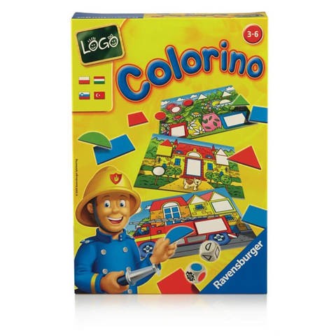 Ravensburger Logo Games - Colorino, educational games, board games for 3+, shapes and colors, games for children from 3 to 6 years old