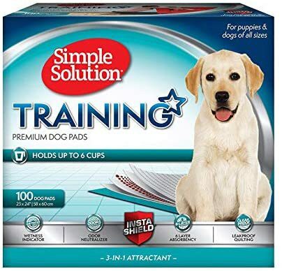 Petshopindragonmart Pet Pads Dog Pads For Toilet Use Hygiene Simple Solution Premium Dog And Puppy Training Pads (Pack Of 100)