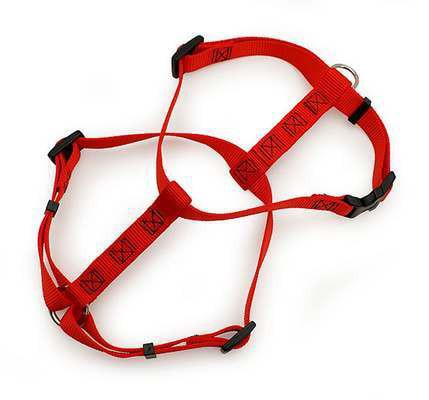 Petmate Nylon Dog Harness 3/8&quot;X8-14&quot; Red