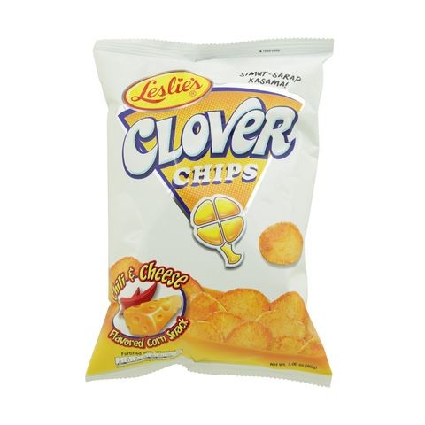 LESLIES CLOVER CHPS CHIL &CHE 85G