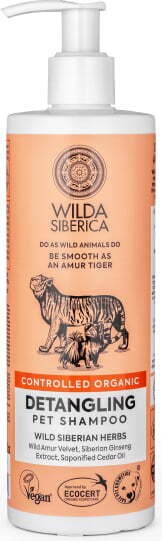 Wilda Siberica Controlled Organic, Natural & Vegan  Antistress pet conditioner, 400 ml