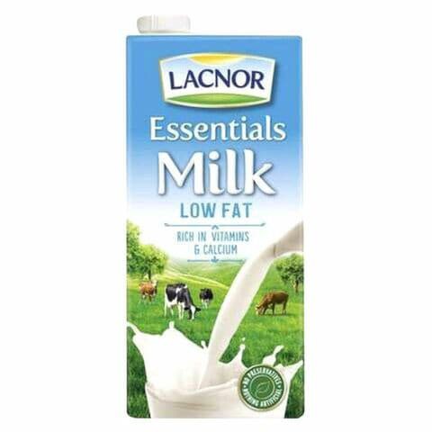 Lacnor Essentials Low Fat Milk 1L x4