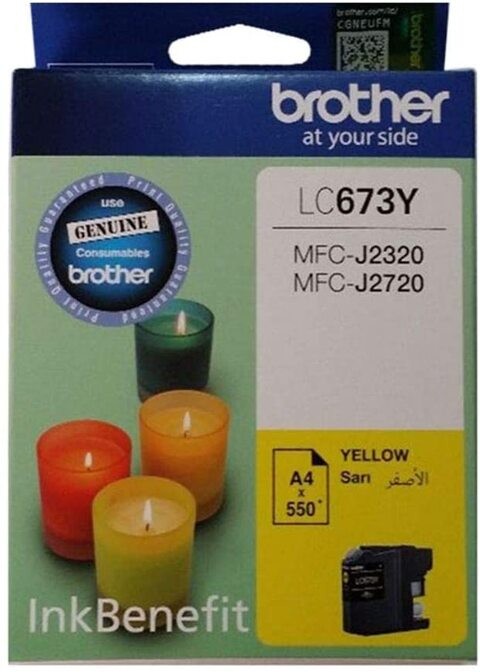 Brother Ink Cartridge/LC-673Y