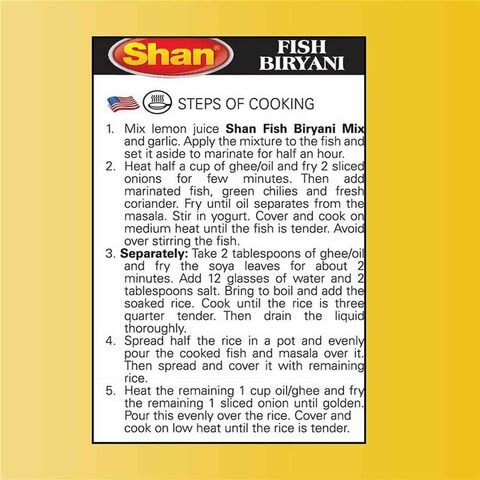 Shan Fish Biryani Masala 50g