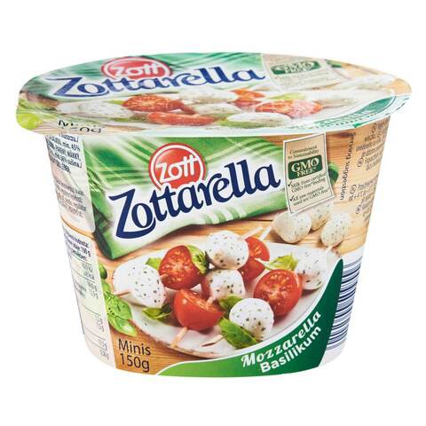 Zott Zottarella Minis Basil Cheese 150g