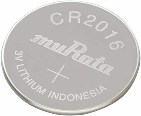 Murata CR2016 Lithium 3V (muRata) Batteries – 5 Pieces. Made in Indonesia.