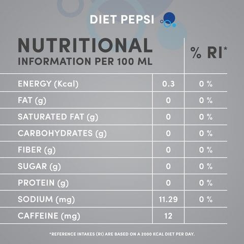 Diet Pepsi Carbonated Soft Drink Cans 330mlx6