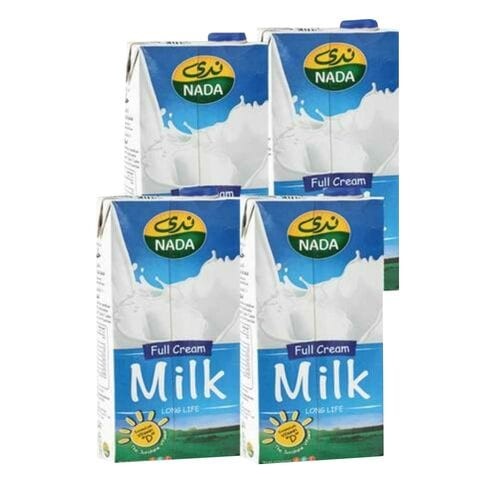 Nada Full Cream Milk 1 Liter x Pack of 4