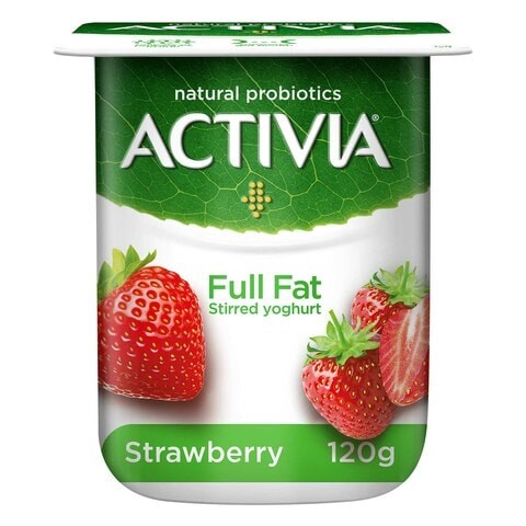 Activia Full Cream Milkshake Strawberry 120gm