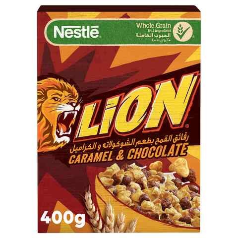 Nestle Lion Caramel and Chocolate Breakfast Cereal 400g