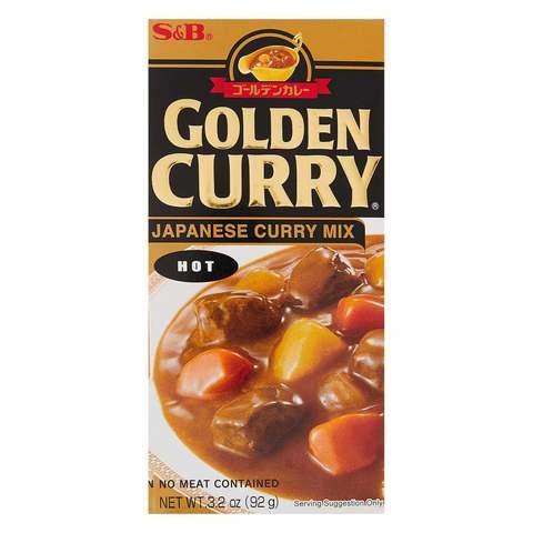 S&P Japanese Golden Hot Curry Sauce, 92gm