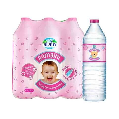 Al Ain Bambini Drinking Water 1.5 Liter x Pack of 6