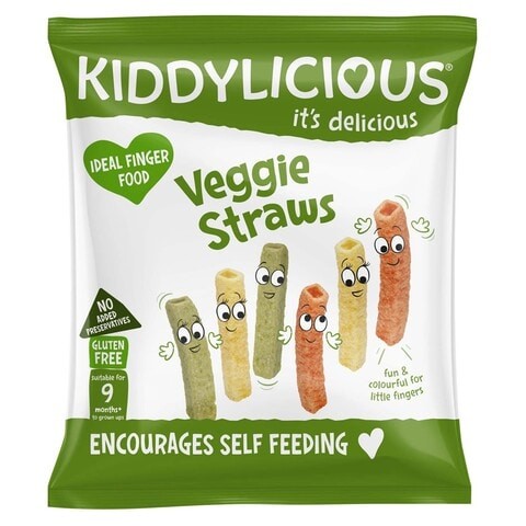 Kiddylicious Vegetable Snack Straws 12gm