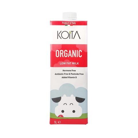 Quetta Low Fat Organic Cow Milk With Vitamin A & D3 1 Liter