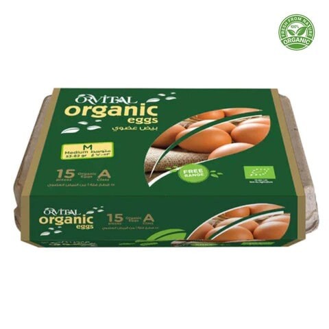 Orvital Organic Eggs x Pack of 15