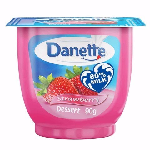 DANETTE CREAM DESSERT STRAW 90G