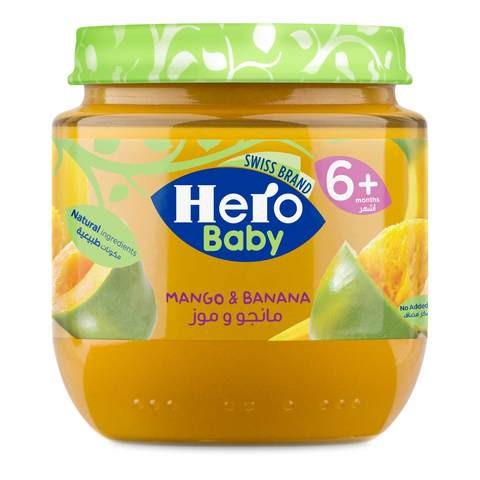 Hero Baby Mango & Banana Food 6 Months + 125 gm