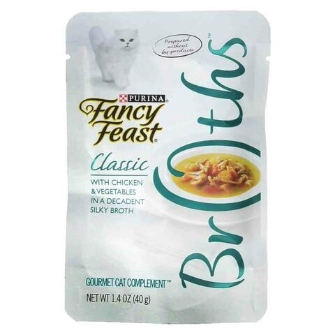 Purina Fancy Feast Chicken and Vegetable Broth 40g