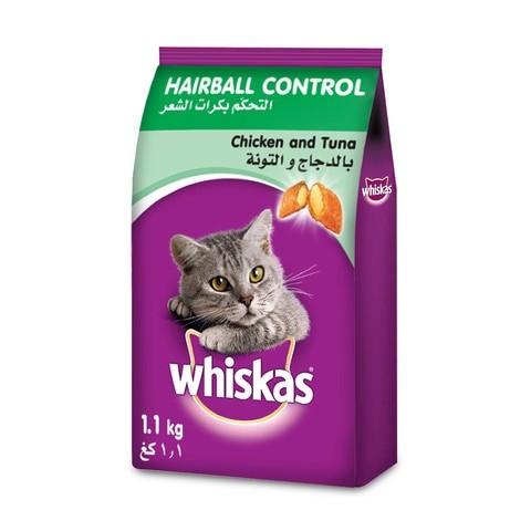 WHSKAS CHKN&TUNA HAIR CTRL-1.1KG