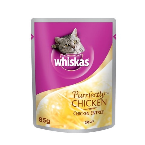 Whiskas Perfectly Cat Food Chicken Entry 85gm