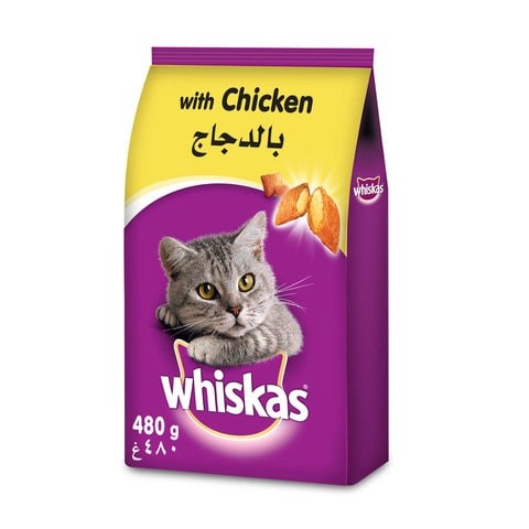 Whiskas Chicken Cat Food 480gm