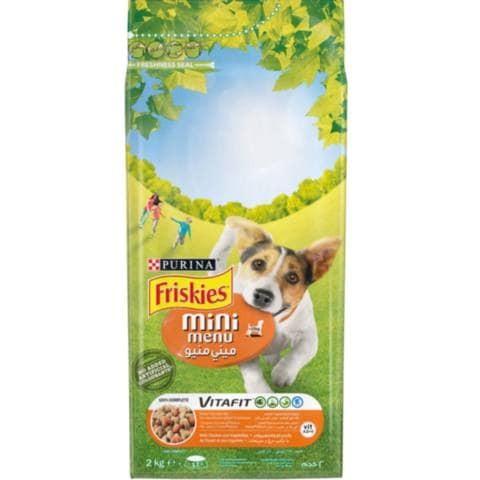 Purina Friskies mini dog food with chicken and vegetables 2 kg