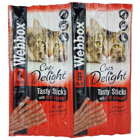 Delight Tasty Web Box Cat and Rabbit Flavor 6 Pieces