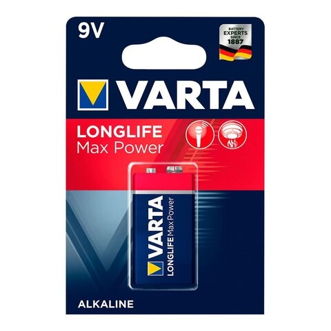 Varta Longlife Max Power 9V Alkaline Battery