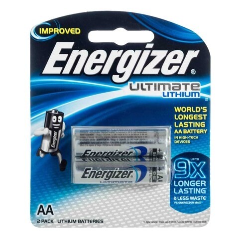 ENERGIZER BATTERY AAX2 LITHIUM