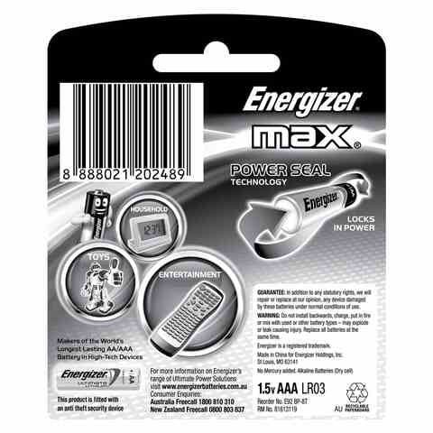 ENERGIZER AAA/8 MAX ALKALINE