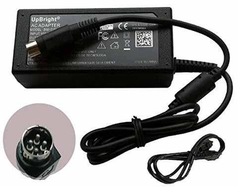 Upright 4-Pin AC/DC Adapter Compatible with Hikvision Ibom EV1016TURBO TVI Turbo HD DS-7204HGHI-SH DS-7208HGHI-SH DS-7216HGHI-SH DS-7208 HQHI-K1 DS-7216HQHI-K1 DVR MOSO MSA -C1500IC12.0 18P-US PSU